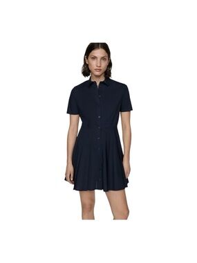 mango shirt dress navy Mango Shirt dress - royal blue - (Pre-owned)